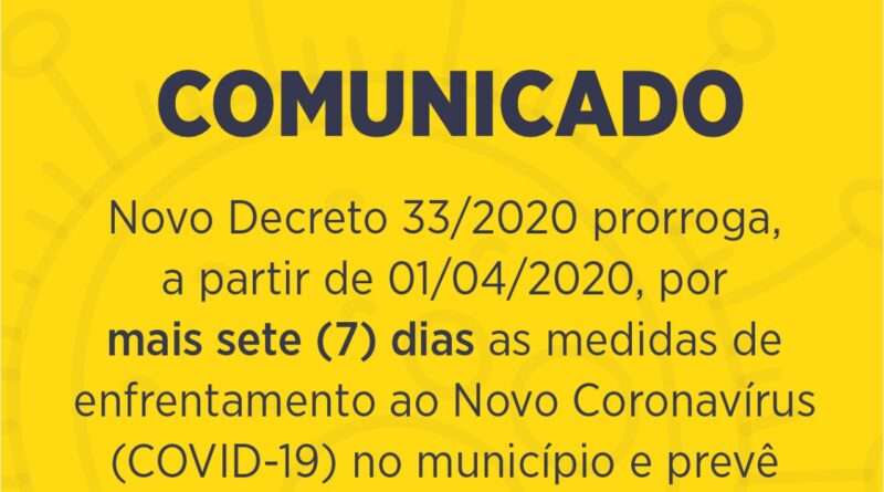 Atividades autorizadas devem adotar medidas para evitar o contágio do Covid-19.