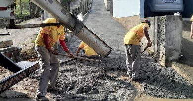 Secretaria Municipal de Infraestrutura, Obras e Serviços públicos segue com serviços de manutenção e limpeza em Governador Celso Ramos