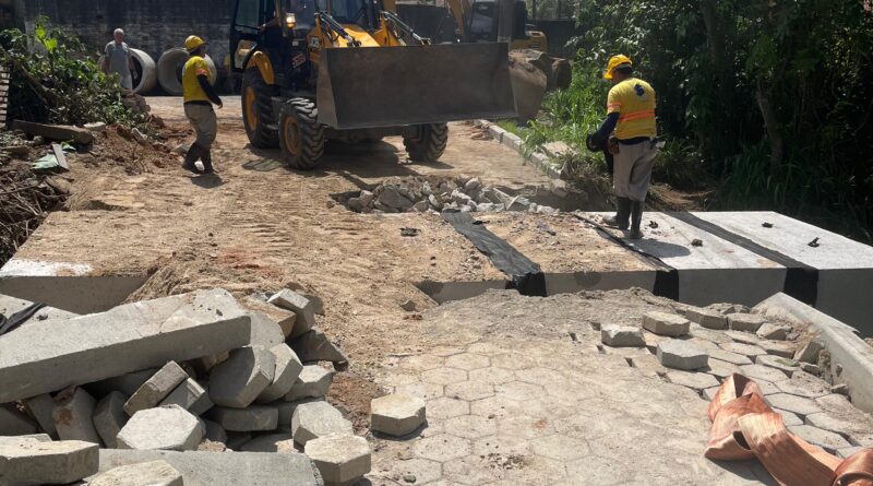 Obras de infraestrutura concluídas na Rua Etelvina Odete da Costa, que está liberada para trânsito com mais segurança