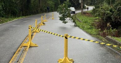 ATENÇÃO: TRECHO EM MEIA PISTA EM PALMAS