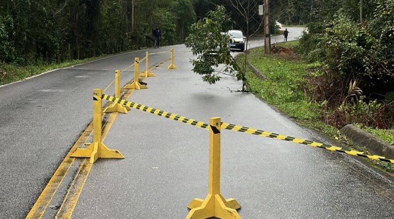 ATENÇÃO: TRECHO EM MEIA PISTA EM PALMAS