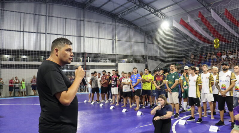 Solenidade marca abertura oficial da 27ª edição do Campeonato Amador de Futsal (CAMFUT 2025) de Governador Celso Ramos