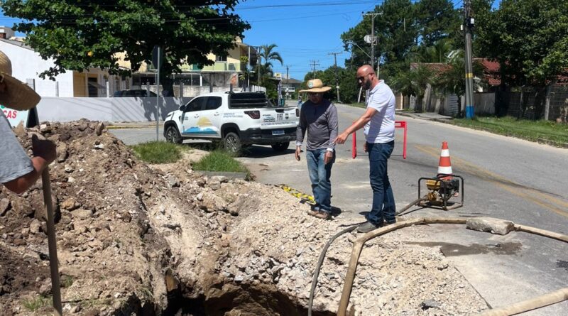 Governador Celso Ramos promove operações de manutenção e desobstrução em vias públicas